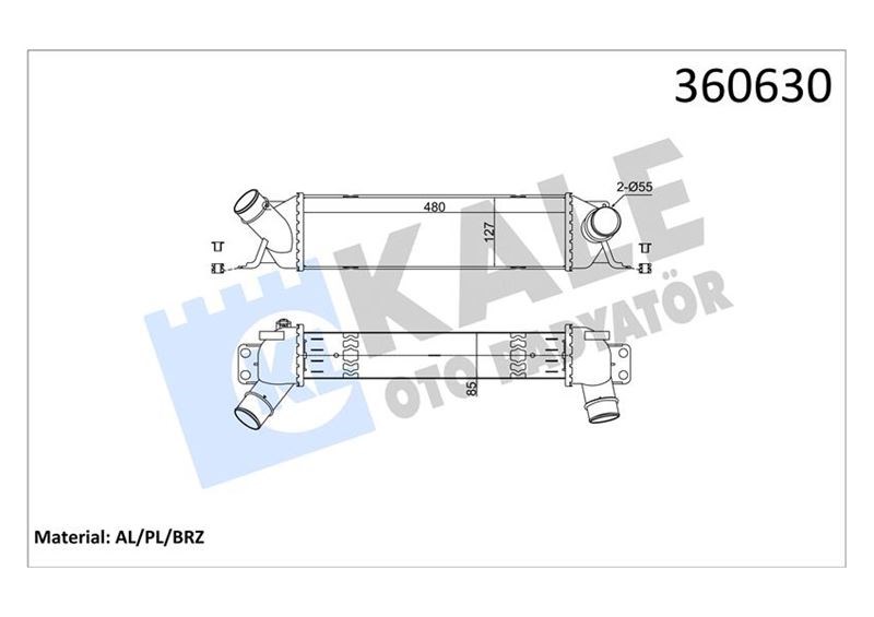 Hyundai H-1 Intercooler 2.5CRDI KALE-RADYATOR