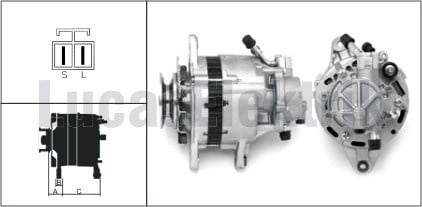 Hyundai H100 Mitsubishi L200 Alternatör 12V 65A LUCAS