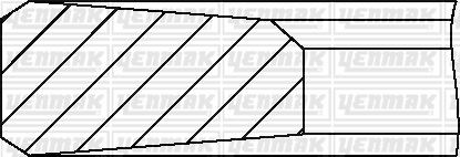 Hyundai H350 / TD / HD77 Segman STD 100MM YENMAK