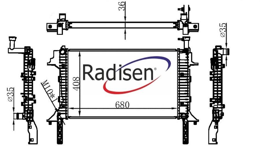 Hyundai H350 Radyatör RADISEN