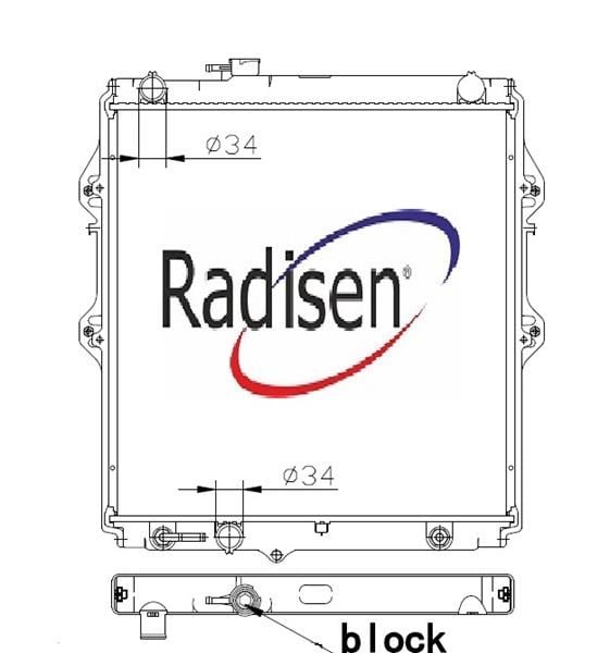 Toyota Hi-Lux Radyatör RADISEN