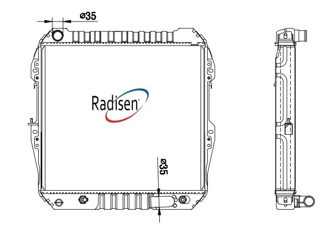 Toyota Hi-Lux Radyatör RADISEN