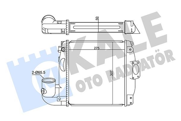Toyota Hilux Vigo İntercooler KALE-RADYATOR