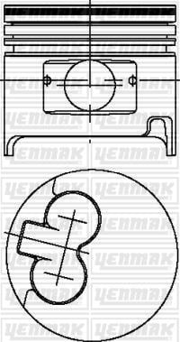 Toyota Hilux Piston Segman 2.4D 0.50 YENMAK