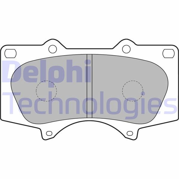 Toyota Hilux Land Cruiser Prado Mitsubishi Pajero Ön Fren Balatası DELPHI
