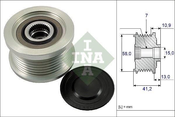 Toyota Hilux Land Cruiser Hiace Alternatör Kasnağı Rulmanlı 2.5 D-4D-3.0 D-4D INA