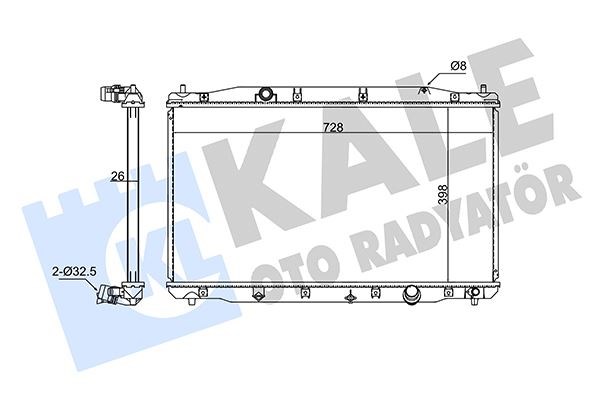 Honda CR-V III Radyatör KALE-RADYATOR