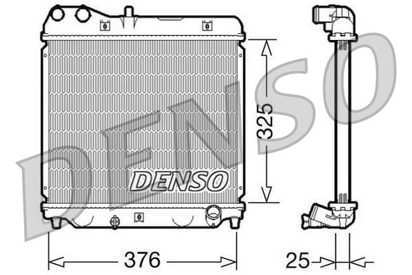 Honda Jazz II Motor Su Radyatörü DENSO