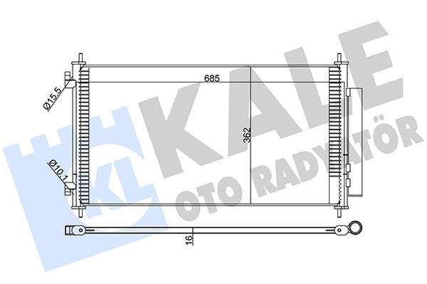 Honda CRV III Klima Kondenseri KALE-RADYATOR