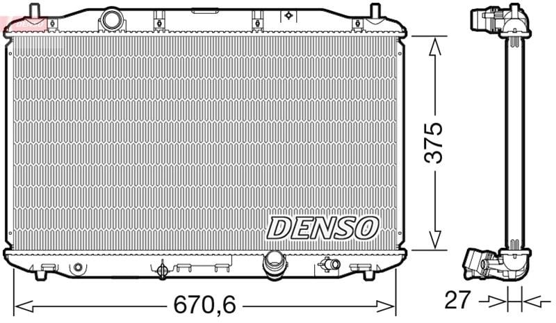 Honda Civic 8 Hatchback Motor Su Radyatörü DENSO
