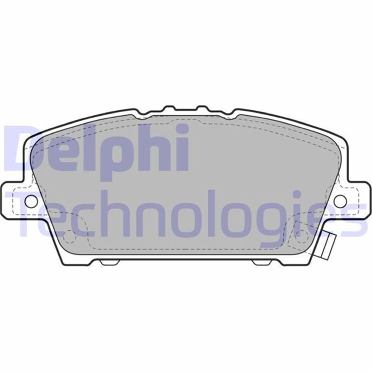 Honda Civic 8 (06-) Ön Fren Balatası Delphi 131Mm