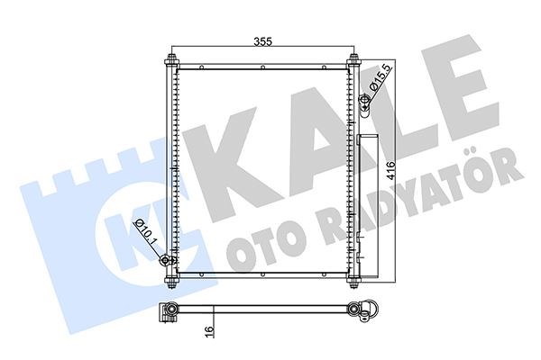 Honda Jazz II Klima Kondenseri KALE-RADYATOR