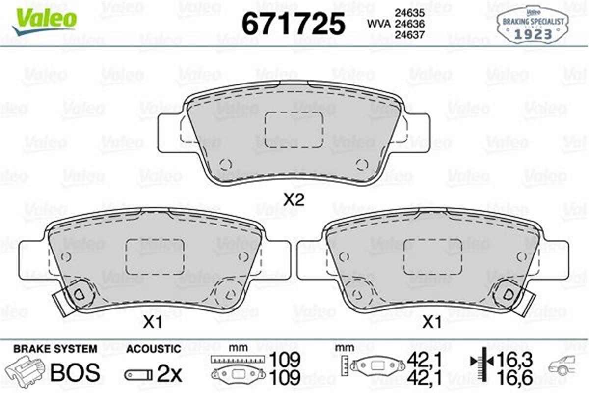Honda Cr-V Arka Fren Balata 43022Swwg01-43022Swwg02-43022S