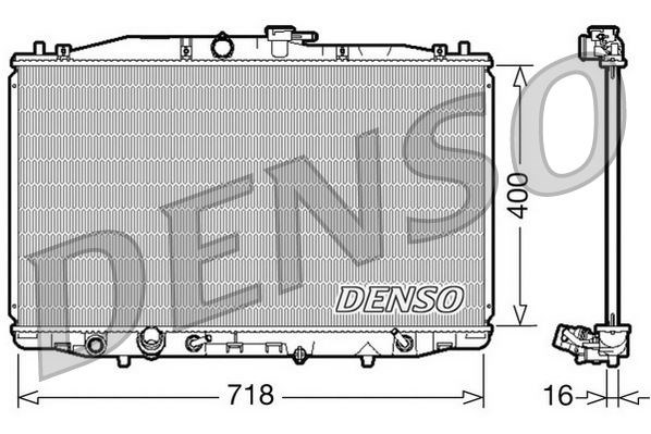 Honda Accord VII Motor Su Radyatörü DENSO