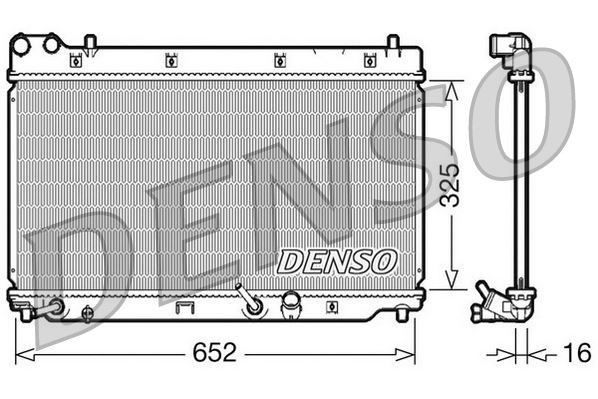 Honda Jazz II Motor Su Radyatörü DENSO