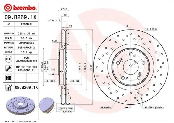 Honda Ön Fren Diski [Xtra] BREMBO