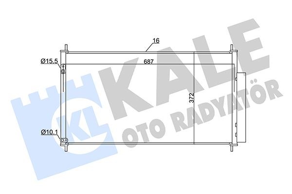 Honda Civic IX Kondenser KALE-RADYATOR