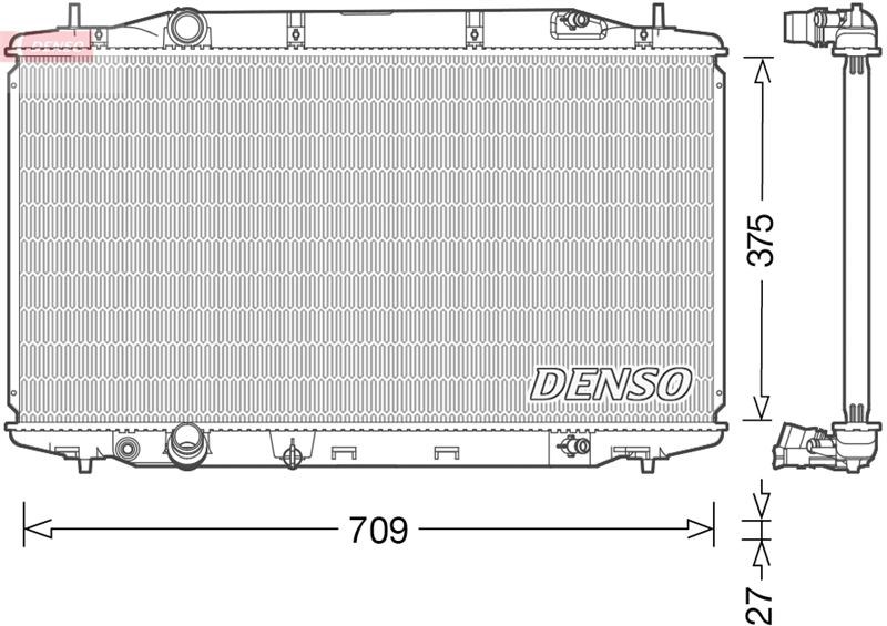 Honda Civic 9 Motor Su Radyatörü DENSO