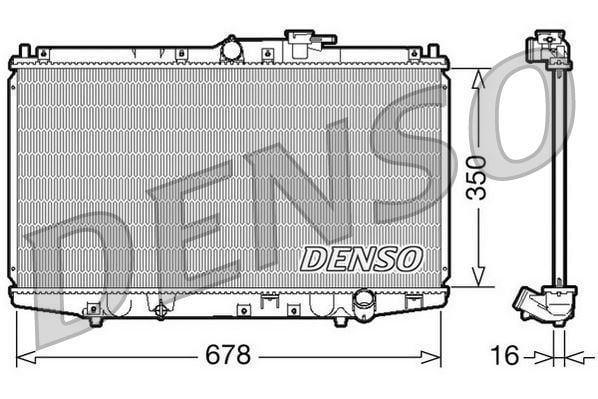 Honda Accord VI Motor Su Radyatörü DENSO