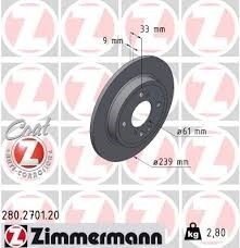 Honda Jazz Elegance Crosstar e-HEV Arka Fren Diski Dolu Tip ZIMMERMANN