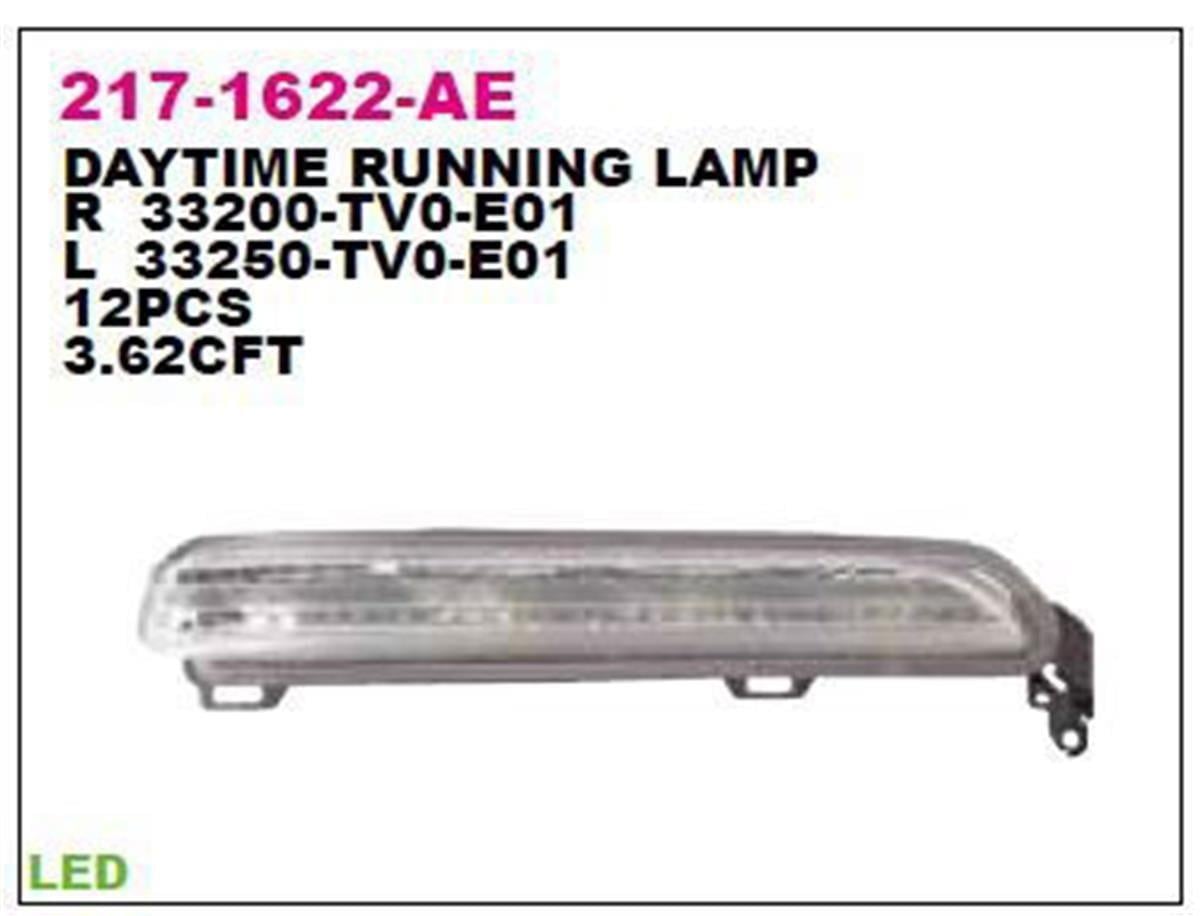 Civic Hb Sağ Gündüz Farı Depo 5 Kapı Benzin 2012-2014 (Fk) Tv0