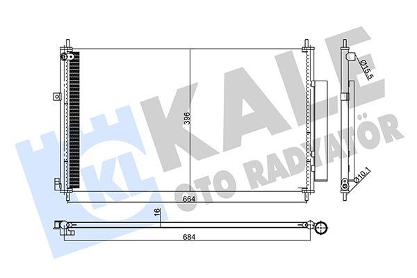Honda CR-V Kondenser KALE-RADYATOR