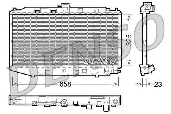 Honda Civic IV Motor Su Radyatörü DENSO