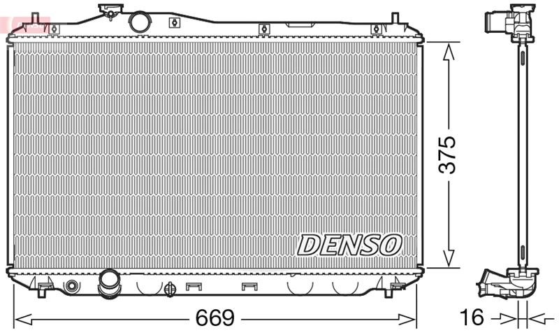 Honda Civic IX Motor Su Radyatörü DENSO