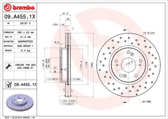 Honda Ön Fren Diski XTRA BREMBO
