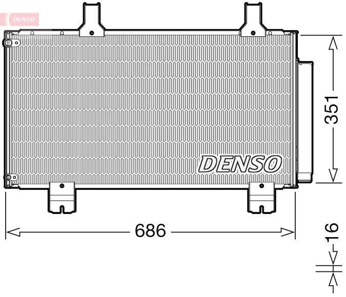 Honda Accord VIII Klima Radyatörü Kondenser DENSO