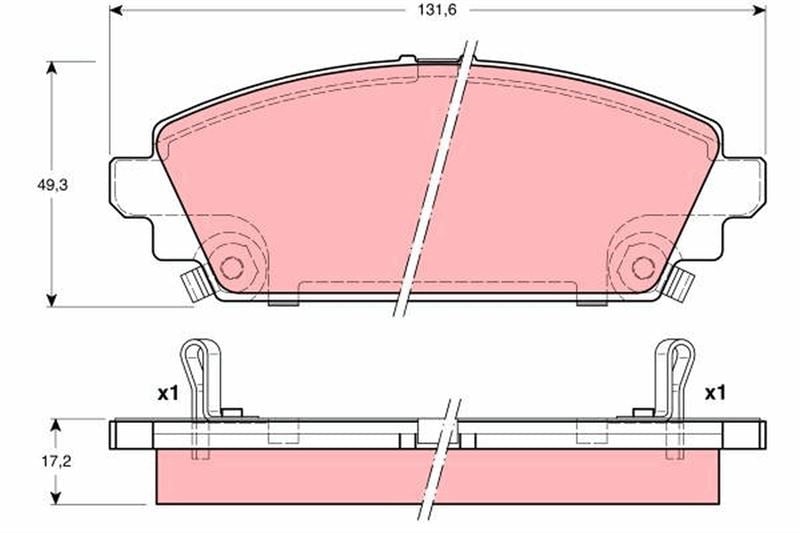 Honda Accord 6 Ön Disk Fren Balatası TRW