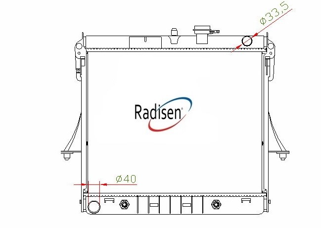 Hummer H3 3.5 Radyatör RADISEN