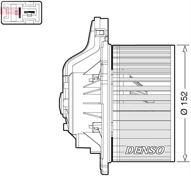 Hyundai Grand Santa Fe III Kalorifer Motoru DENSO