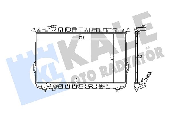 Hyundai Sonata 4 Radyatör KALE-RADYATOR