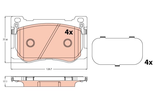Hyundai Genesis Ön Aks Disk Balata TRW