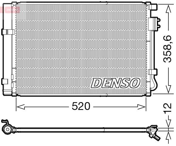 Hyundai i20 I Klima Radyatörü Kondenser DENSO