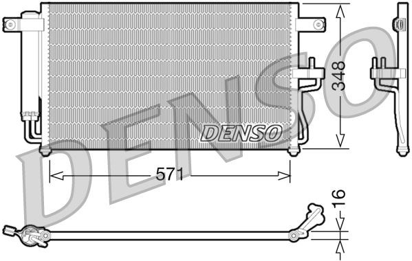 Hyundai Accent II Klima Radyatörü DENSO