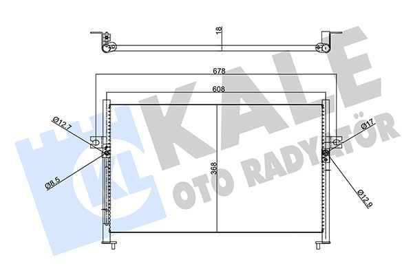 Hyundai H1 Klima Kondenseri KALE-RADYATOR