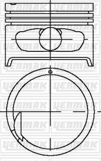 Hyundai Accent 1.5 12V 95-00 Piston Segman Q76.25MM 075 YENMAK