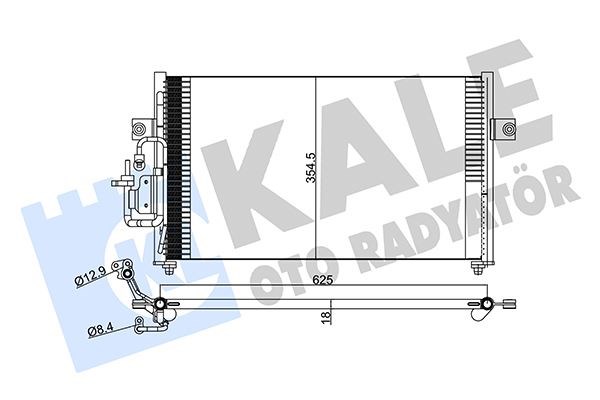 Hyundai Coupe Klima Kondenseri KALE-RADYATOR
