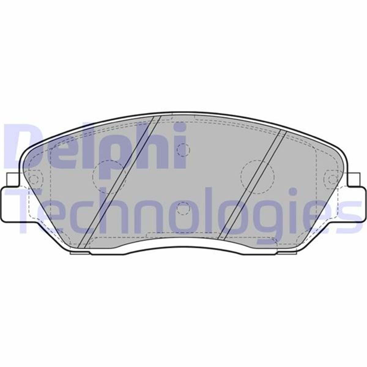 Hyundai Santa Fe 2.2 Crdı Fren Balatası Delphi (2003-2006)