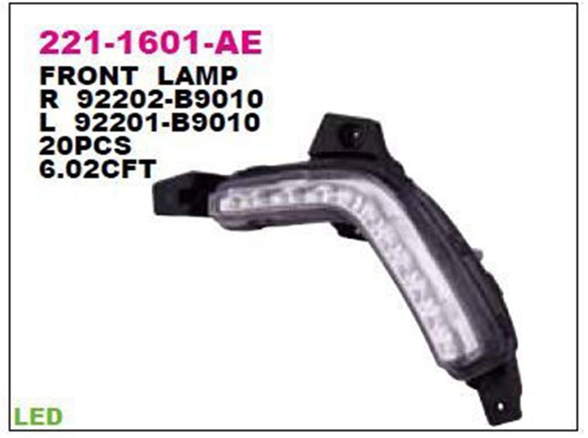 Hyundai İ10 Sağ Gündüz Farı Depo Benzin-Dizel (2013-2016) 92202B9010