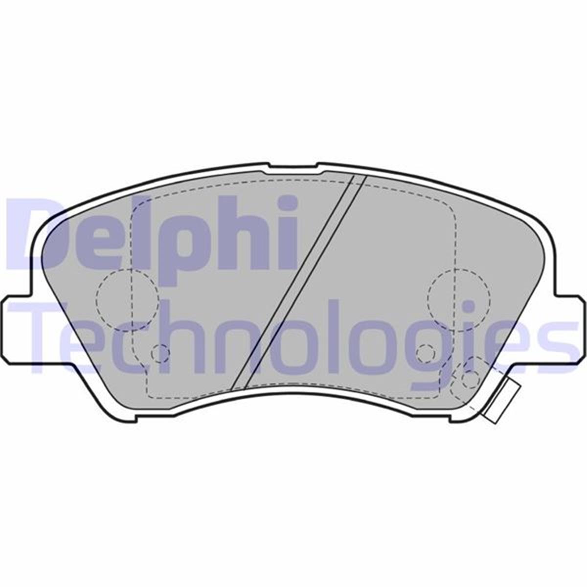 Hyundai Accent Blue Elantra Kia Rio Ön Fren Balata 581011Ra00-581011Ra05-581011Wa