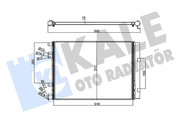 Hyundai Accent Blue Kondenser KALE-RADYATOR