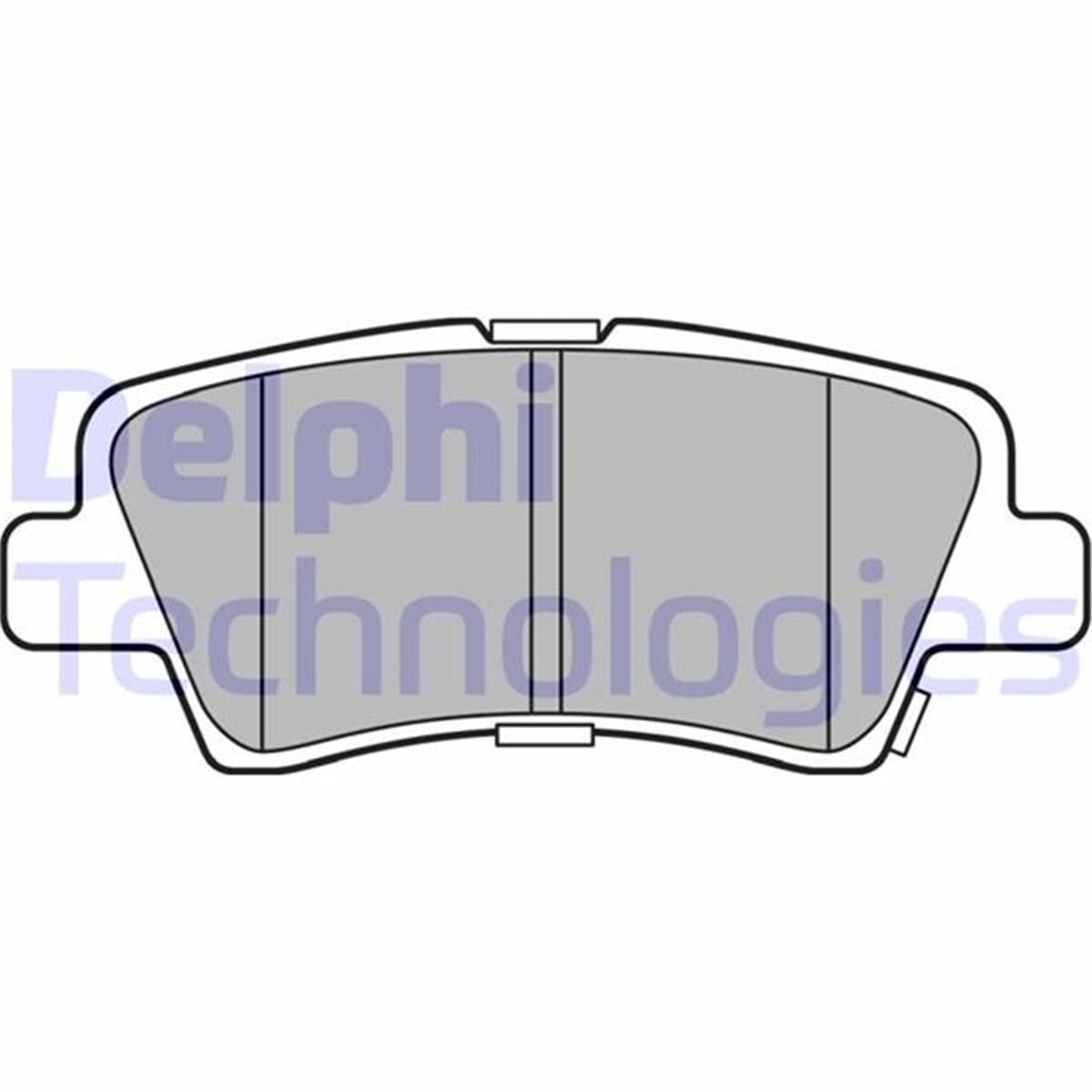 Hyundai Ioniq Tucson Kia Niro Fren Balatası Delphi 2015->