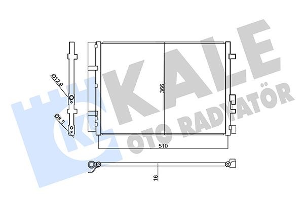 Hyundai i20 Active Kondenser KALE-RADYATOR