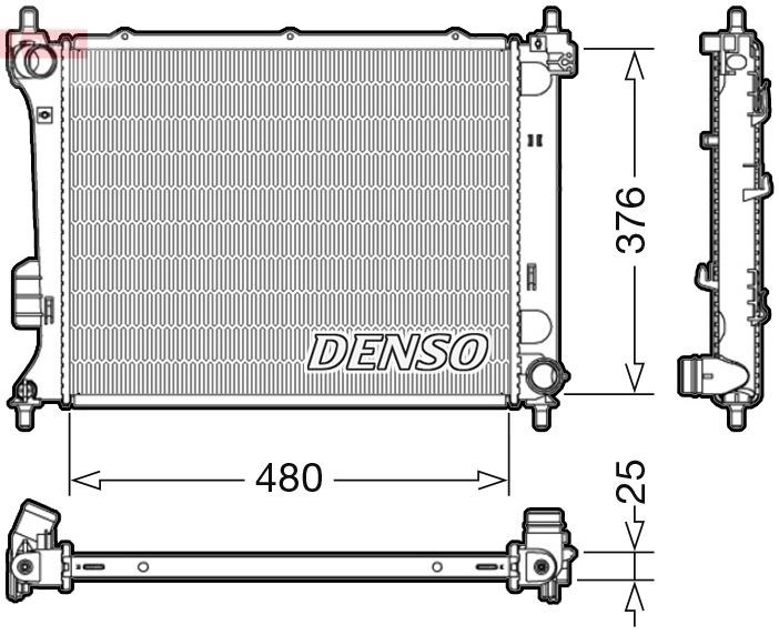 Hyundai i20 I Motor Su Radyatörü DENSO