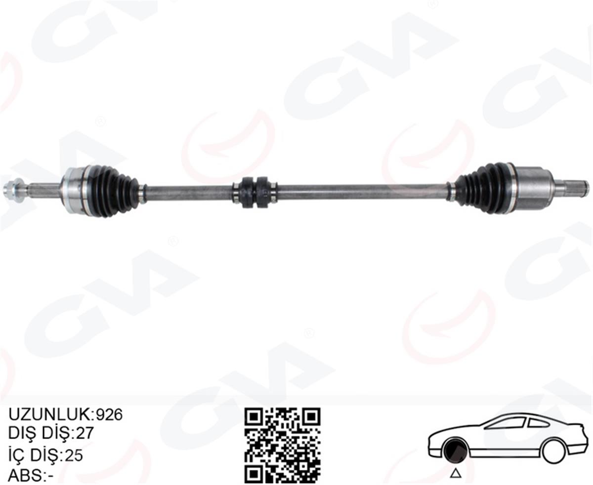 Hyundai Bayon 1.0L 1.4L G3le G4lc (2021>) Komple Aks Sağ 49501Q0200