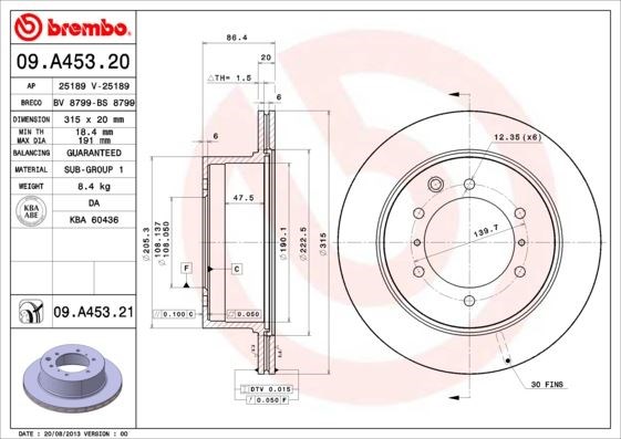Hyundai Arka Fren Diski UV Kaplamalı BREMBO
