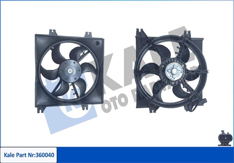Hyundai Accent II Fan Grubu KALE-RADYATOR
